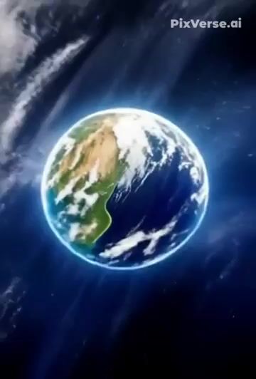 Space to earth zoom effect 