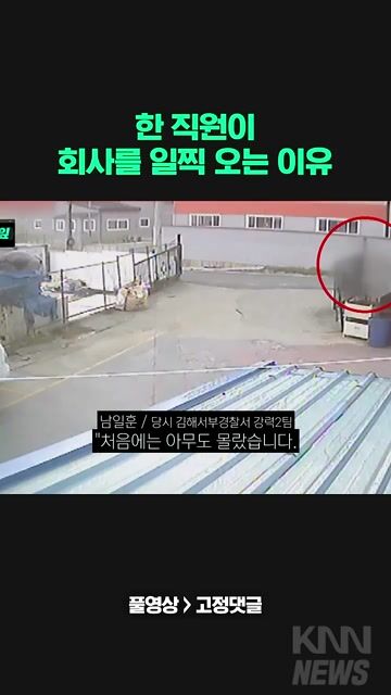 고양이에게 생선 맡긴 격... 한 직원이 일찍 오는 이유 #shorts